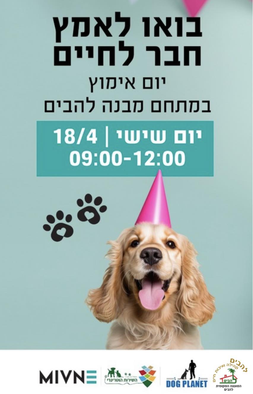 יום אימוץ במתחם מבנה להבים