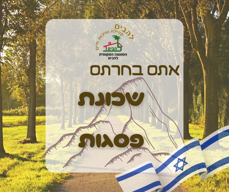 שכונת פסגות - אתם בחרתם