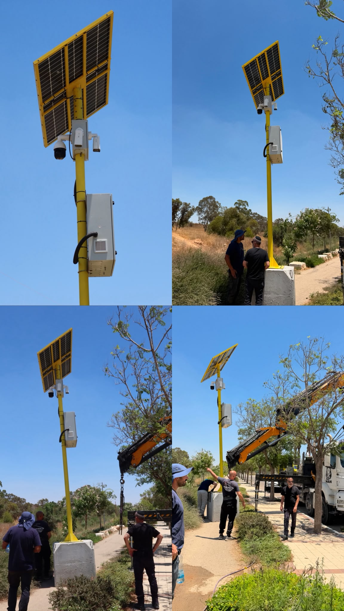 פריסת מצלמות חדשות ברחבי היישוב